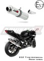 exhaust muffler DOMINATOR homologated road legal ROUND fits to Kawasaki ZX6R 636 2009  2020 5