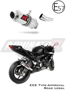 Kawasaki ZX6R 636 2009 - 2020 EU Approved Exhaust Silencer GP1
