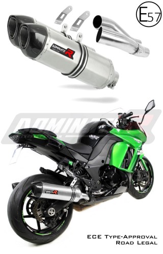 Kawasaki Z1000 SX 2017 - 2020 Motorcycle EU Approved Street Legal Muffler Auspuff Sportauspuff Silencer Echappement Silencieux Scarico Scarichi Escape Wydech Tłumik HP1 Dominator Exhaust System x