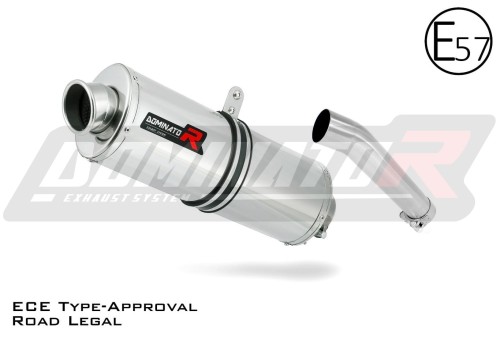 exhaust muffler DOMINATOR homologated road legal OV fits to Yamaha FZS FAZER 600 1998  2003 3