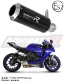 wydech tłumik DOMINATOR Homologowany GP CZARNY pasujący do motocykla Yamaha YZF R1 1000 RN32 2015 - 2016 6