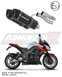 Kawasaki Z1000 2010 - 2013 EU Approved Exhaust Silencer HP1 BLACK