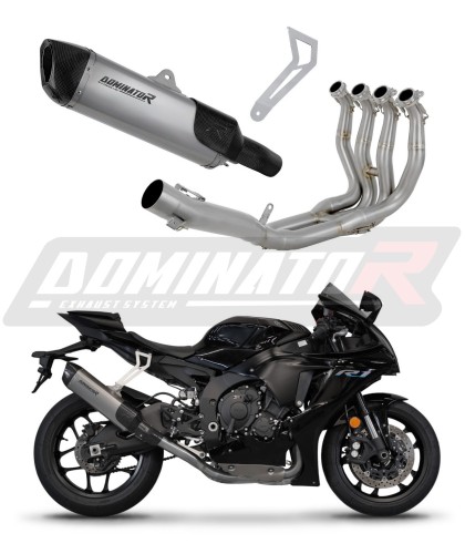 YZF R1 1000 RN32 2015 - 2016 EXHAUST Collector Manifold Full Titanium System Muffler Auspuff Sportauspuff Silencer Echappement Silencieux Scarico Scarichi Escape Wydech Tłumik HP6  Titanium Dominator Exhaust System x