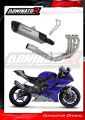 kompletny układ wydechowy z tłumikiem DOMINATOR Tytanowy Full System HP6 pasujący do motocykla Yamaha YZF R6 2017 - 2023