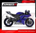 Yamaha YZF R6 2017 - 2023 Exhaust Muffler Manifold Collector Auspuff Sportauspuff Silencer Echappement Silencieux Scarico Marmitta Scarichi Escape Wydech Tłumik Kolektor HP6 Titanium DOMINATOR Full Titanium Exhaust System 2