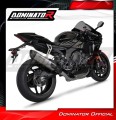 kompletny układ wydechowy z tłumikiem DOMINATOR Tytanowy Full System HP6 pasujący do motocykla YZF R1 1000 RN49 2017 - 2019 3