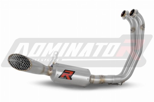 Aprilia Tuono 660 2021 - 2023 Exhaust Muffler Manifold Collector EX Auspuff Sportauspuff Silencer Echappement Silencieux Scarico Marmitta Scarichi Escape Wydech Tłumik Kolektor GP3 DOMINATOR Full Exhaust System x