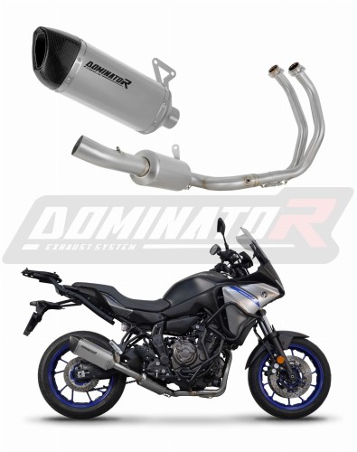 Yamaha Tracer 7 / GT 2020 - 2023 EXHAUST Full System Muffler Auspuff Sportauspuff Silencer Echappement Silencieux Scarico Scarichi Escape Collector Manifold Wydech Tłumik HP6 Titanium DOMINATOR x