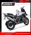 exhaust muffler DOMINATOR homologated road legal titanium P7 fits to BMW R1200GS Adventure 2013  2018 3