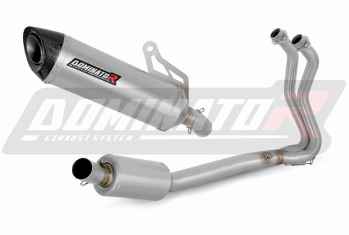 kompletny układ wydechowy z tłumikiem DOMINATOR Full System HP8 pasujący do motocykla Kawasaki Z400 2018 - 2023 3