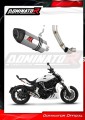 XDiavel 1260 S EXHAUST Ducati Muffler Auspuff Sportauspuff Silencer Echappement Silencieux Scarico Scarichi Escape Wydech Tłumik Carbon End Cap HP5 2019 - 2021 Dominator
