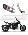 XDiavel 1260 S EXHAUST Ducati Muffler Auspuff Sportauspuff Silencer Echappement Silencieux Scarico Scarichi Escape Wydech Tłumik Carbon End Cap HP5 2019 - 2021 Dominator x
