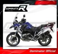 wydech tłumik DOMINATOR Homologowany P7 CZARNY pasujący do motocykla BMW R1200GS Adventure 2004 - 2009 4