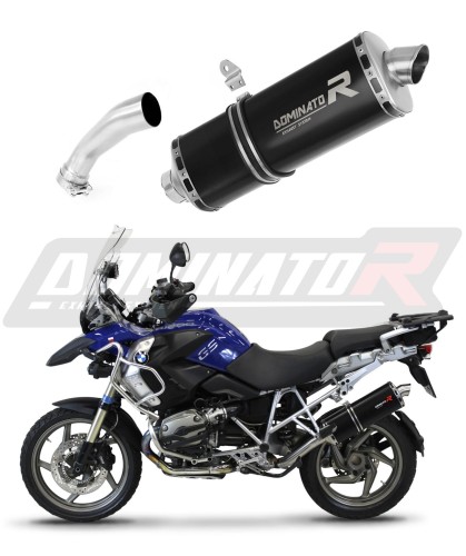 BMW R1200GS Adventure 2004 - 2009 EU Approved EXHAUST Muffler Auspuff Sportauspuff Silencer Echappement Silencieux Scarico Scarichi Escape Wydech Tłumik P7 BLACK Dominator Exhaust System x