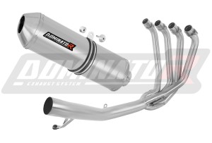 Suzuki GSXF 650 2007 - 2016 Full Exhaust System Collector Silencer OVR + dB killer