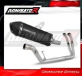 kompletny układ wydechowy z tłumikiem DOMINATOR Full System HP7 CZARNY pasujący do motocykla Benelli TRK 702 / TRK 702X 2023 - 2024 2