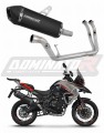 complete exhaust system with muffler DOMINATOR Full System HP7 BLACK fits to Benelli TRK 702 / TRK 702X 2023  2024 5