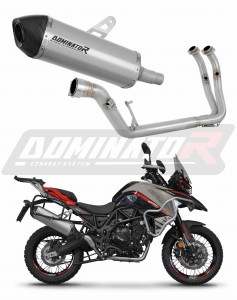 Benelli TRK 702 / TRK 702X 2023 - 2024 Full Exhaust System Collector Silencer Titanium HP7 + dB killer