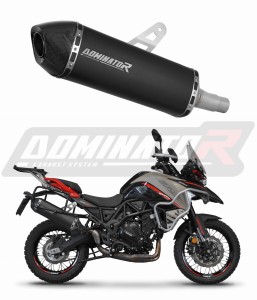 Benelli TRK 702 / TRK 702X 2023 - 2024 Exhaust Silencer Muffler HP7 BLACK + dB killer