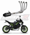 kompletny układ wydechowy z tłumikiem DOMINATOR Full System HP3 CZARNY pasujący do motocykla Kawasaki Z 900 A2 2020 - 2024