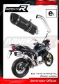 exhaust muffler DOMINATOR homologated road legal BLACK HP1 fits to BMW F850GS 2016  2020 2
