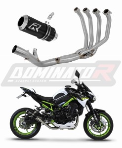 Kawasaki Z 900 A2 2017 - 2019 Full Exhaust System Collector Silencer GP BLACK + dB killer