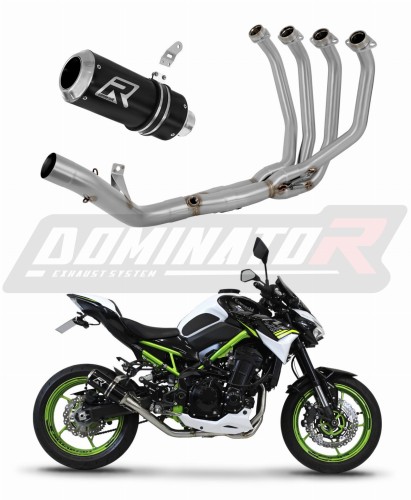 complete exhaust system with muffler DOMINATOR Full System GP BLACK fits to Kawasaki Z 900 A2 2017  2019