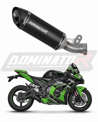 さき Kawasaki ZX10R 2016 - 2020 Exhaust Silencer Muffler HP8 BLACK + dB