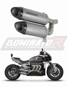 TRIUMPH ROCKET 3 GT 2019 - 2024 Exhaust Silencer Muffler Titanium HP8 + dB killer