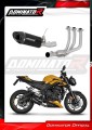 Trumph STREET TRIPLE 765 S R RS Exhaust Muffler Manifold Collector Auspuff Sportauspuff Silencer Echappement Silencieux Scarico Marmitta Scarichi Escape Wydech Tłumik Kolektor HP8 Black DOMINATOR Full Exhaust System