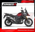 exhaust muffler DOMINATOR P7 BLACK fits to Suzuki DL 1000 VStrom 2017  2020 3