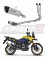 Suzuki V-Strom 800 / DE 2023 - 2024  EXHAUST Collector Manifold Full System Muffler Auspuff Sportauspuff Silencer Echappement Silencieux Scarico Scarichi Escape Wydech Tłumik HP6  Titanium Dominator Exhaust System X
