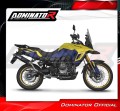 Suzuki V-Strom 800 / DE 2023 - 2024  EXHAUST Collector Manifold Full System Muffler Auspuff Sportauspuff Silencer Echappement Silencieux Scarico Scarichi Escape Wydech Tłumik MX2  BLACK Dominator Exhaust System 2