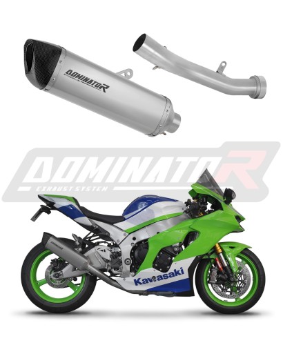 exhaust muffler DOMINATOR titanium HP6 fits to Kawasaki ZX10R / RR 2021  2025