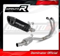 complete exhaust system with muffler DOMINATOR Full System HP8 BLACK fits to Yamaha MT03 2020  2023 3