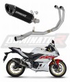 kompletny układ wydechowy z tłumikiem DOMINATOR Full System HP8 CZARNY pasujący do motocykla Yamaha YZF-R3 2019 - 2024 2