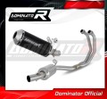 complete exhaust system with muffler DOMINATOR Full System OV G2 BLACK fits to Yamaha YZFR3 2019  2024 4