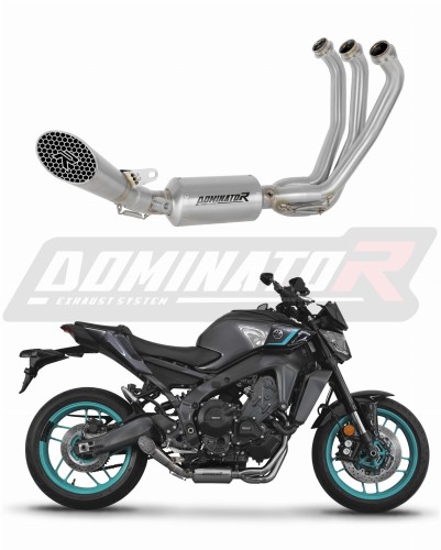 パーツ Yamaha MT-09 2024Full ExhaustSilencerGP3 Yamaha MT-09 2024 Full Exhaust System Collector Silencer GP3