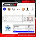 exhaust muffler DOMINATOR MX2 BLACK fits to Yamaha TT 600E 1994  2003 5