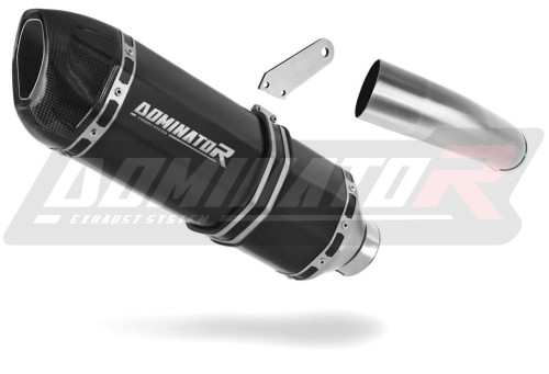 exhaust muffler DOMINATOR homologated road legal BLACK HP1 fits to Kawasaki VERSYS 1000 2019  2024