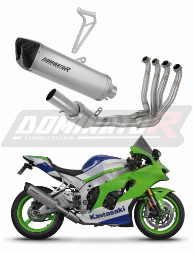complete exhaust system with muffler DOMINATOR Full System titanium HP6 fits to Kawasaki ZX10R / RR 2021  2025