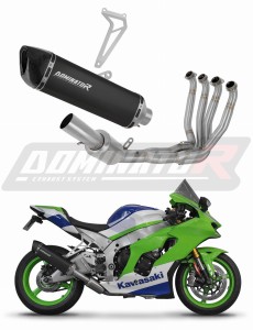 Kawasaki ZX10R / RR 2021 - 2025 Full system Kolektor wydech Tłumik HP6 BLACK + dB killer