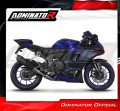 complete exhaust system with muffler DOMINATOR RACE Full System HP6 BLACK fits to Yamaha YZF R7 2021  2024 5