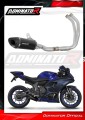complete exhaust system with muffler DOMINATOR Full System HP8 BLACK fits to Yamaha YZF R7 2021  2024 3