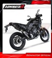 exhaust muffler DOMINATOR MX2 BLACK fits to Yamaha Tenere 700 2021  2024 4