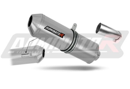 exhaust muffler DOMINATOR homologated road legal OVR fits to Kawasaki ZX10R 2011  2015