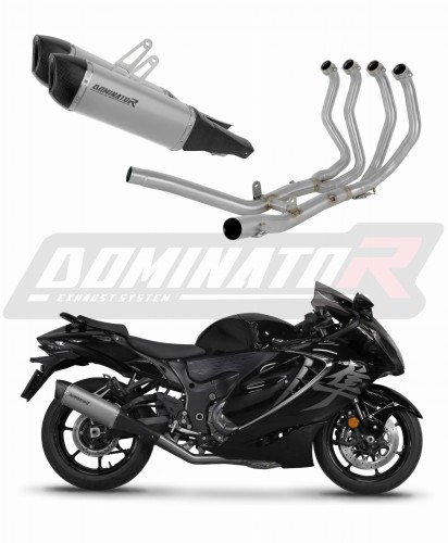 kompletny układ wydechowy z tłumikiem DOMINATOR Full System Tytanowy HP6 pasujący do motocykla Suzuki GSX 1300 R Hayabusa 2021 - 2024 6
