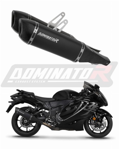 wydech tłumik DOMINATOR HP6 CZARNY pasujący do motocykla Suzuki GSX 1300 R Hayabusa 2021 - 2026 6
