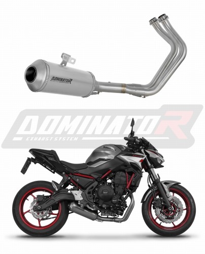Kawasaki Ninja 650 2023 - 2025 EXHAUST Collector Manifold Full System Muffler Auspuff Sportauspuff Silencer Echappement Silencieux Scarico Scarichi Escape Wydech Tłumik OV G2 Dominator Exhaust System x