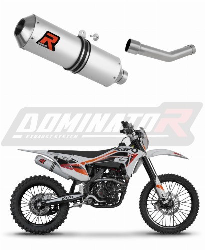 Kayo K5 300 Enduro 2024 - 2025 EXHAUST Muffler Auspuff Sportauspuff Silencer Echappement Silencieux Scarico Scarichi Escape Wydech Tłumik MX Dominator Exhaust System x